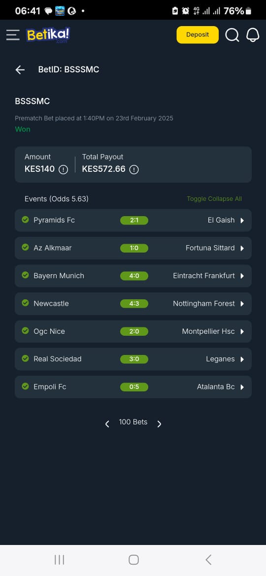 10 odds winning ticket